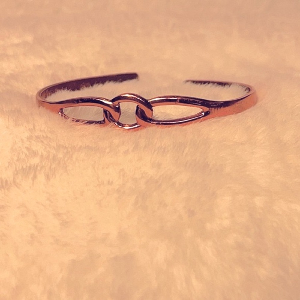 (2/$15) Small genuine copper cuff bracelet